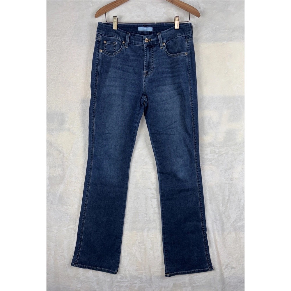 7 For Allâ Mankind Womens 30 Kimmie Bootcut Duchess Denim Jeans Casual Stretch